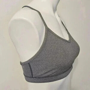 Lululemon Flow Y Bra IV Textured Stripe Black Size 4